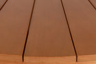 Mesa de Jantar Redonda Gourmet Mel detalhe madeira