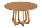 Mesa de Jantar Redonda de Madeira Átrio 130 cm - Mel