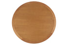Mesa de Jantar Redonda de Madeira Átrio 130 cm - Mel tampo