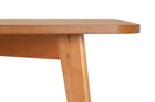 Mesa de jantar 6 lugares maria cor nozes detalhe ferragem