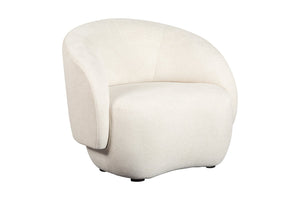 Poltrona para Sala Algarve - Bege Bouclé