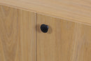 Rack para Sala 4 Portas Aruna cor Areia detalhe puxador