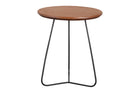 Mesa Lateral Jade 52cm vista de frente em fundo branco