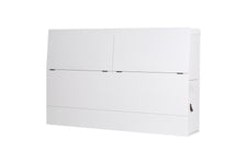 Cabeceira Casal para Cama Bali - Branco Giz