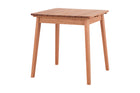 mesa para varanda 4 lugares garden castanheira em fundo infinito visto na diagonal