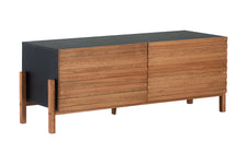 Rack para Sala 126 cm Yono - Preto e Jatobá