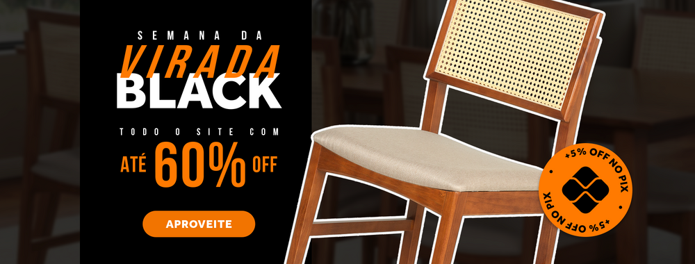 Semana da Virada Black todo o site com até 60% OFF