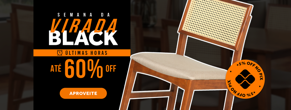 Semana da Virada Black todo o site com até 60% OFF - Últimas Horas