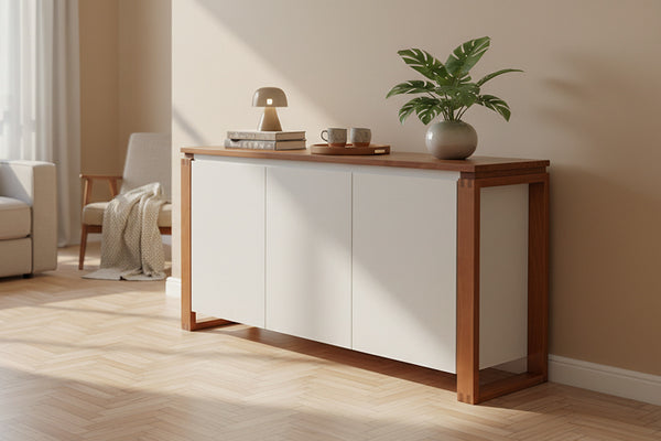 buffet prisma ambientado na sala de estar