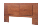 cabeceira de cama extensivel casal queen king bali cor caramelo vista na diagonal