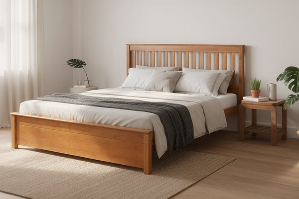cama king vale ambientada no quarto