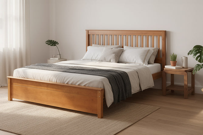 cama king vale ambientada no quarto