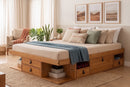 cama queen bali nozes ambientada no quarto
