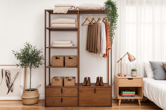 guarda-roupa closet bali ambientado no quarto