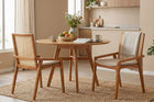 conjunto de cadeiras siesta ambientado na mesa de jantar