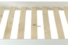 Beliche Solteiro Astro Branco Para colchão 88x188 detalhe estrado