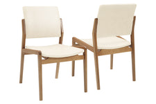 Conjunto de Cadeiras 2 Peças Ada - Tecido Cru