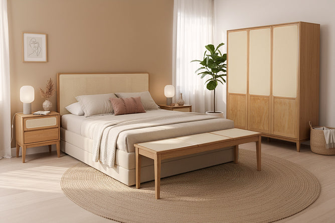 linha serena ambientada no quarto