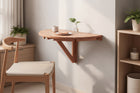 mesa dobravel legno ambientado na varanda