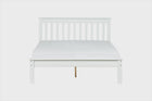 Cama de Casal Habitual Branco Para colchão 138x188 vista em varios angulos