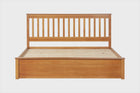 Cama King Size Vale - Âmbar visto em varios angulos