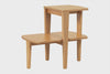 Mesa Lateral Due Areia 60x40x65,5 cm rotação