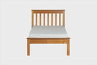 Cama de Solteiro Habitual - Ambar - Para colchão 88x188 visto em varios angulos