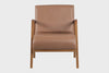 Poltrona para Sala Mocca 76x61x75 cm - Pinhão e Tecido Marrom rotação