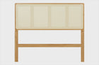 Cabeceira de Cama Casal Serena 140 cm - Mel visto em varios angulos