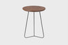 Mesa Lateral Jade 59 cm vista em varios angulos em fundo branco