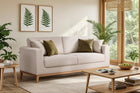 sofa chanfre ambientado na sala de estar