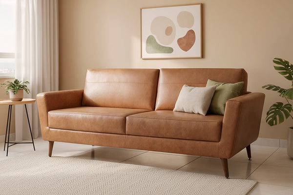 sofa louise ambientado na sala de estar