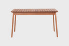 mesa para jantar 6 lugares garden castanheira em gif mostrando vários ângulos