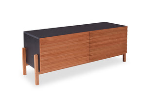 Rack para Sala 126 cm Yono - Preto e Jatobá
