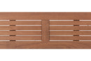 banco de madeira para churrasqueira 140 bertioga jatoba detalhe assento