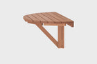 gif da mesa dobrável de parede legno cor jatobá mostrando vários ângulos