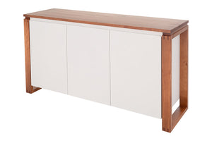 Buffet para Sala 3 Portas Prisma - Branco