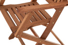cadeira com braco dobravel jatoba em fundo infinito focando no assento