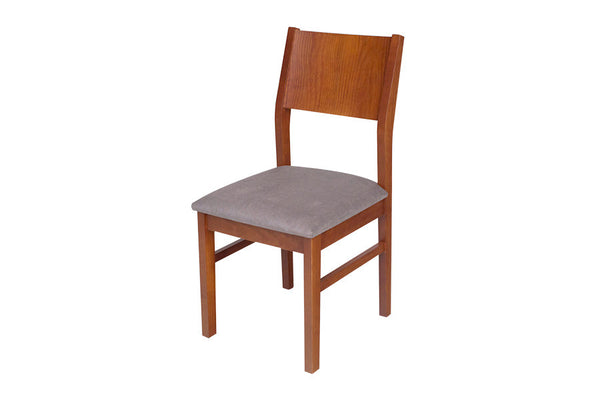 cadeira confortavel lotus kit com 2 caramelo vista de cima