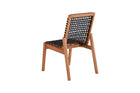 cadeira para cozinha sem braco kit com 2 trama jatoba visto de tras