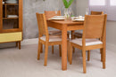 cadeiras para mesa de jantar euro em ambiente com mesa de jantar euro