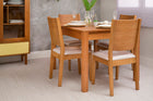 cadeiras para mesa de jantar euro em ambiente com mesa de jantar euro