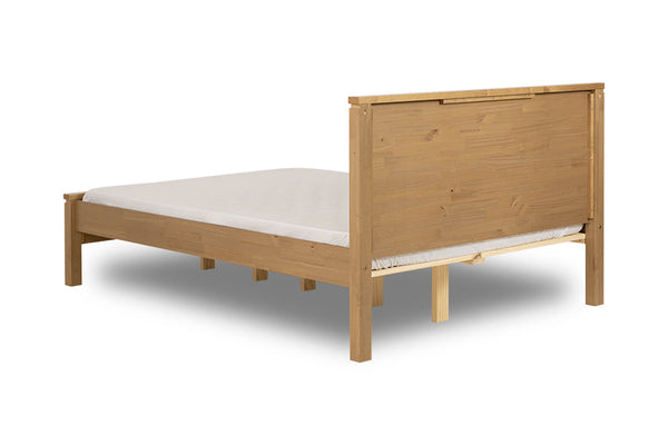 cama de madeira queen size dener mel diagonal esquerda