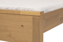 cama de madeira queen size dener mel focando na madeira