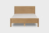 cama de madeira queen size dener mel em gif mostrando vários ângulos