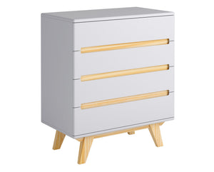 Cômoda para Quarto 4 Gavetas Panteon - Off White
