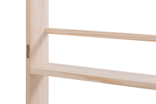 estante de parede legno grande cru detalhe ferragem
