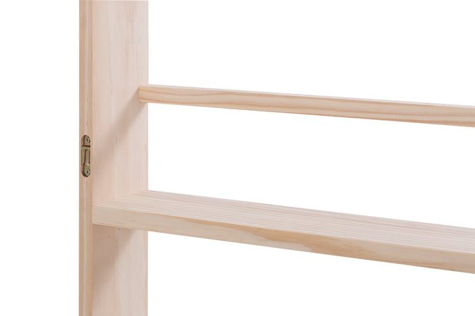 estante de parede legno grande cru detalhe ferragem