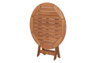 mesa bistro redonda 90 dobravel jatoba vista de frente com mesa fechada