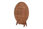 mesa de madeira rustica redonda 120 dobravel jatoba com mesa fechada